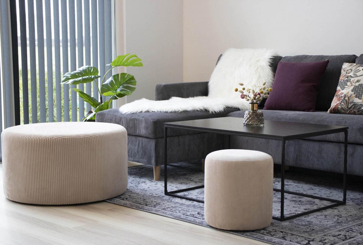 Sofabord Vita 60x90 cm - Sort
