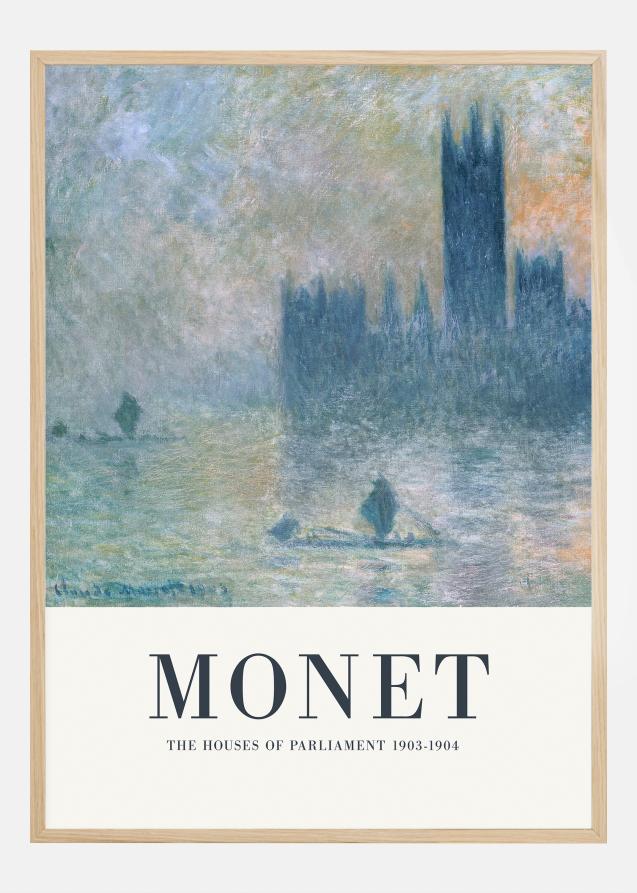 Claude Monet -The Houses of Parliament Plakat