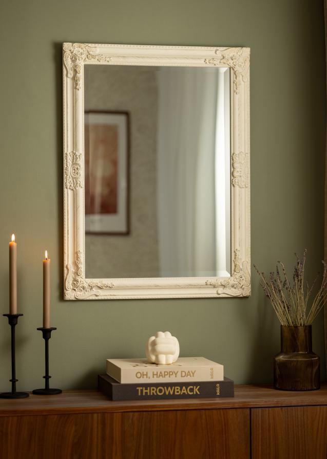 Spejl Bologna Hvid 50x70 cm
