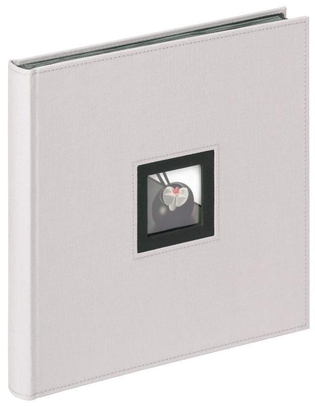 Black & White Album Grå - 30x30 cm (50 Sorte sider / 25 blade)