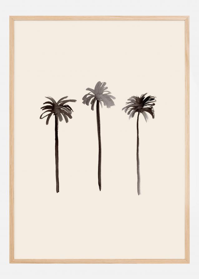 Palm Trees Ink Plakat
