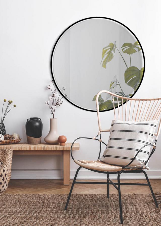 Spejl Premium Black Circle 40 Ø