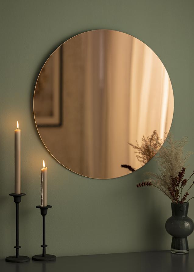 KAILA Rundt Spejl Rose Gold 60 cm Ø