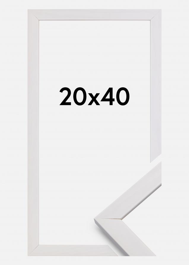 Ramme Stilren Akrylglas Hvid 20x40 cm