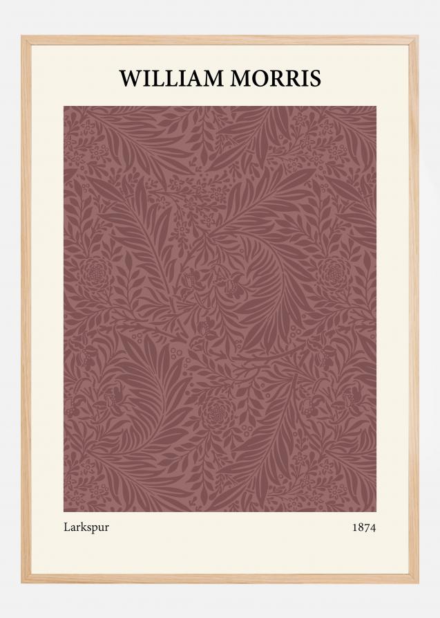 William Morris - Larkspur 7 Plakat