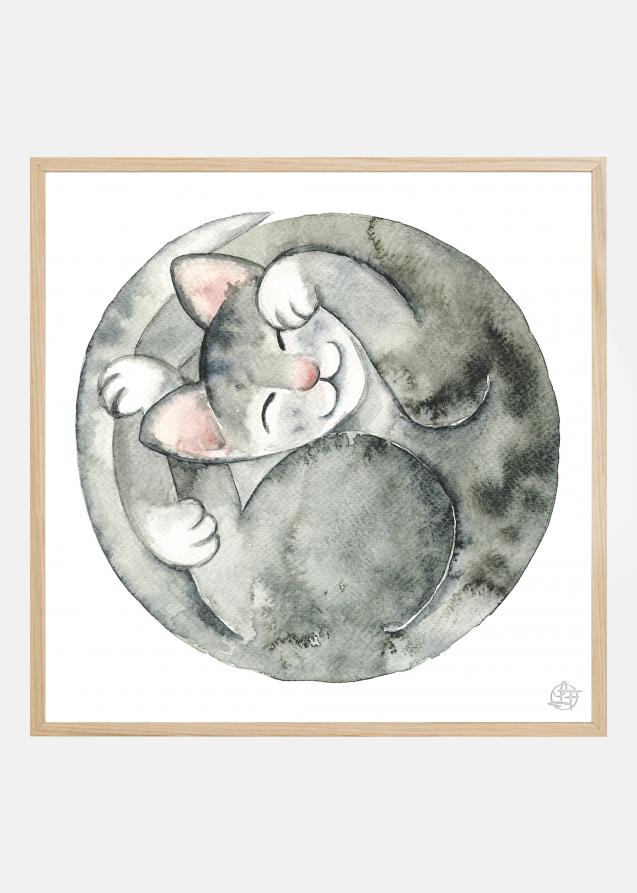 Sleeping Cat Plakat