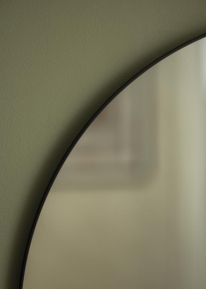 KAILA Round Mirror - Thin Black 60 cm 