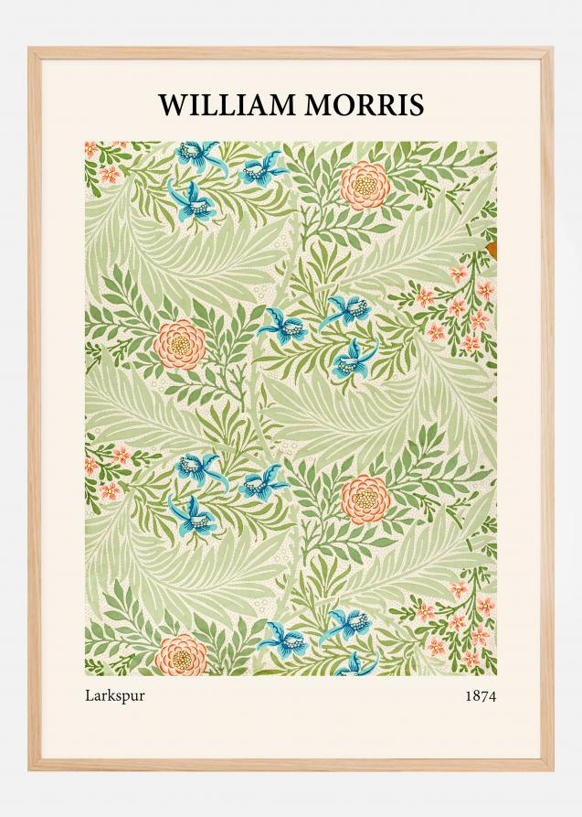 William Morris - Larkspur Plakat