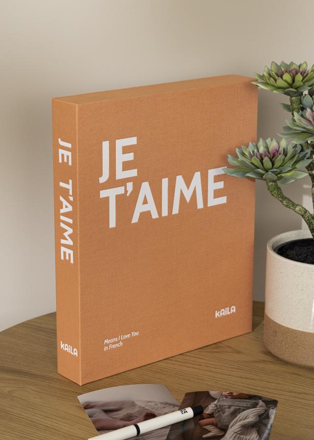 KAILA JE T'AIME - Coffee Table Photo Album (60 Sorte Sider / 30 Blade)