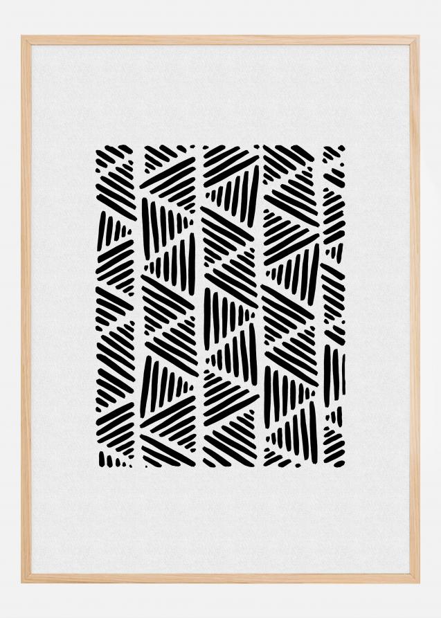 Black and White Abstract I Plakat