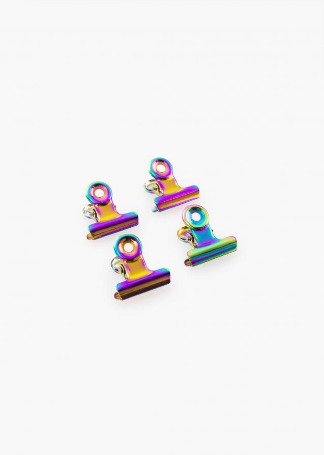 KAILA Poster Clip Rainbow 20 mm - 4-p