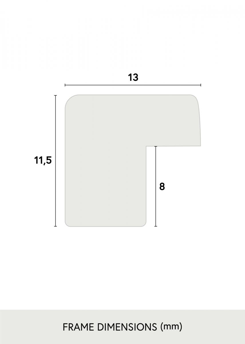 Ramme Edsbyn Akrylglas Sort 10x15 cm