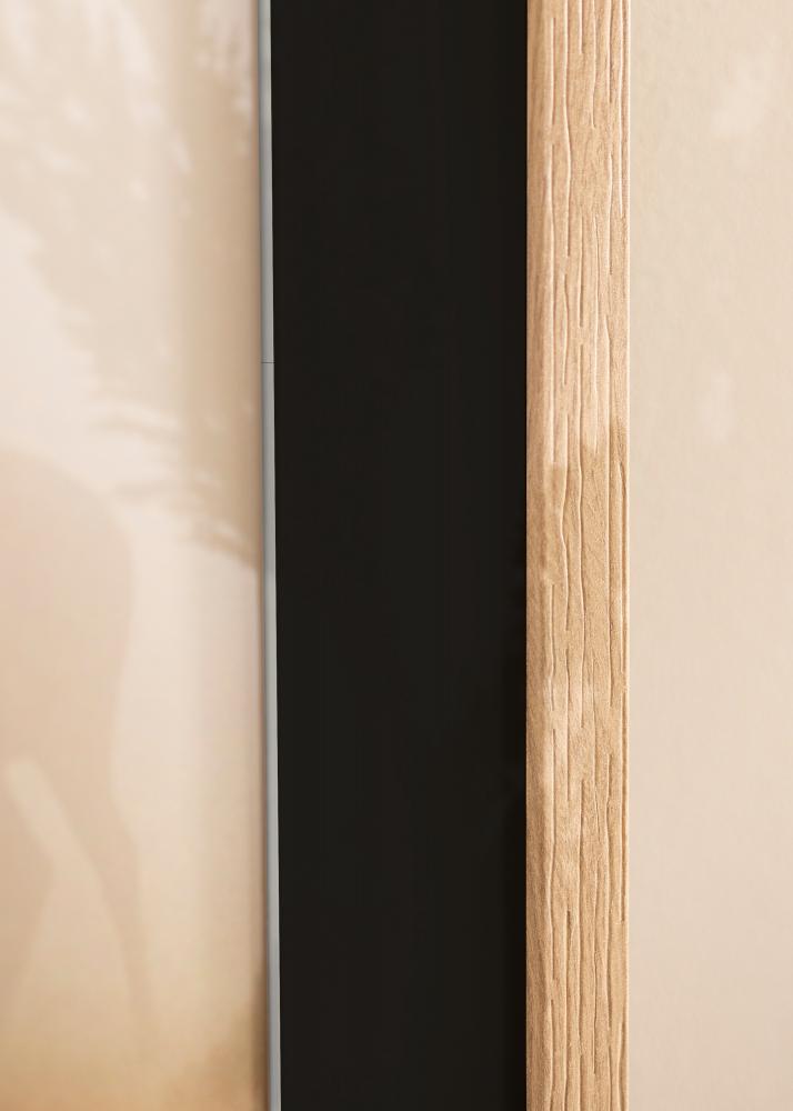 Ramme Stilren Eg 13x18 cm - Passepartout Sort 3,5x5 inches