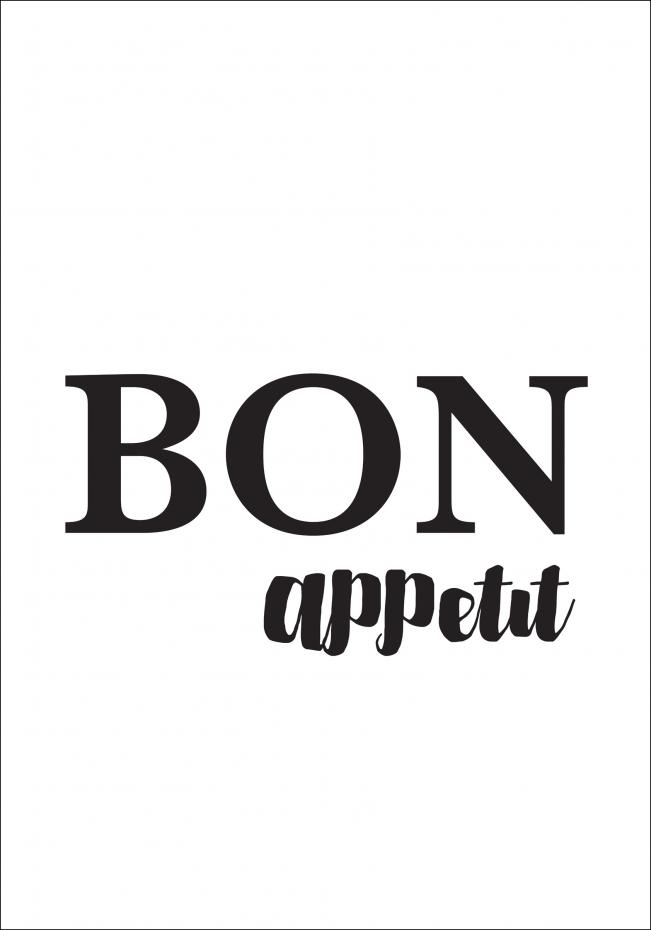 Bon appetit Plakat