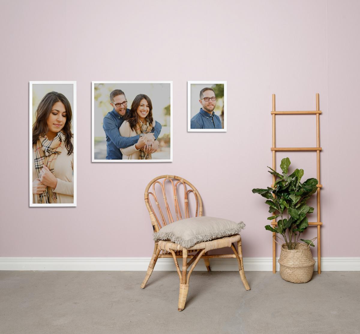 Trendline Fotoramme Plexiglas Hvid 80x100 cm