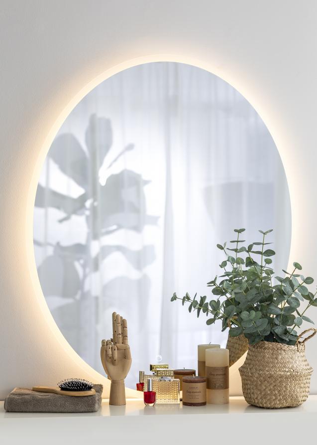 KAILA Spejl Oval LED 80x100 cm