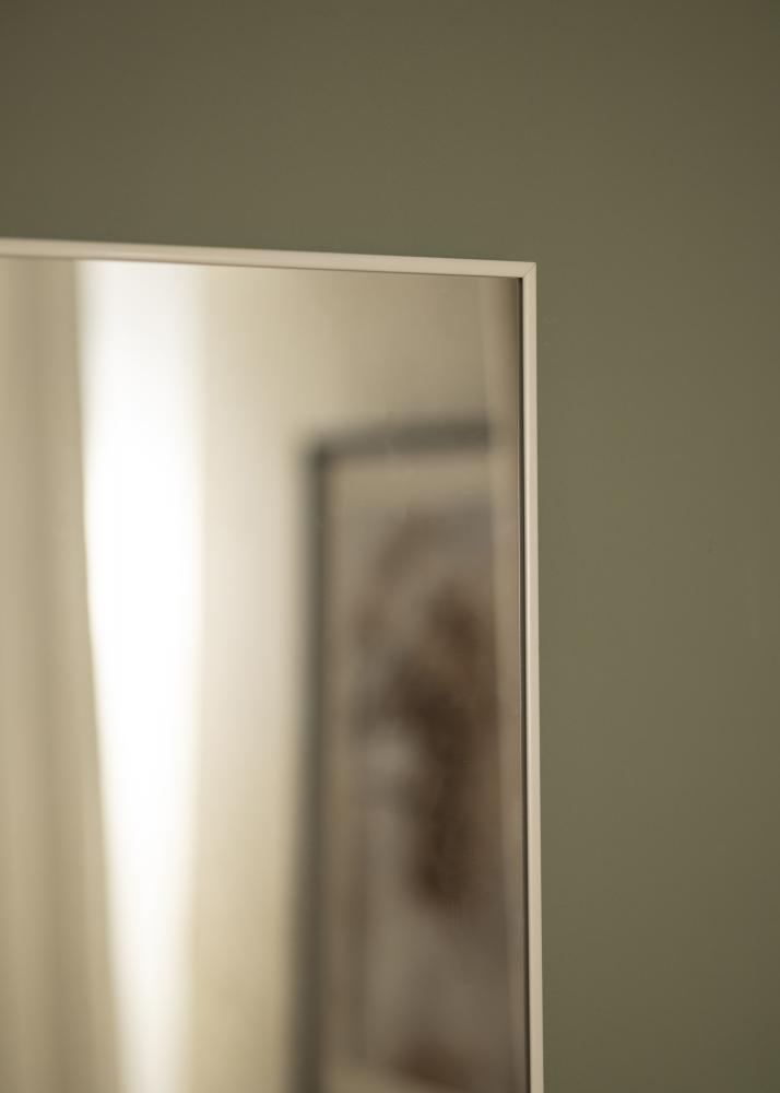Spejl Minimal White 40x120 cm