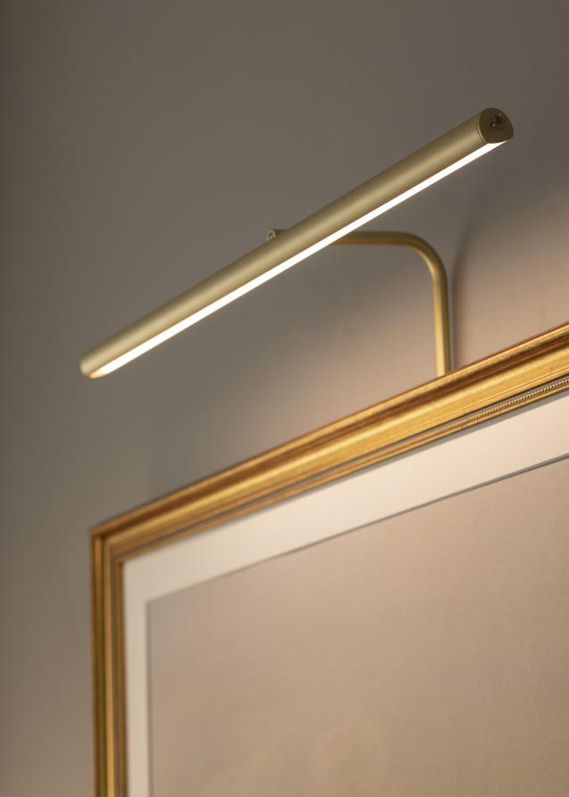Gallery LED 60 cm til rammebredde +90 cm Billedbelysning - Messing