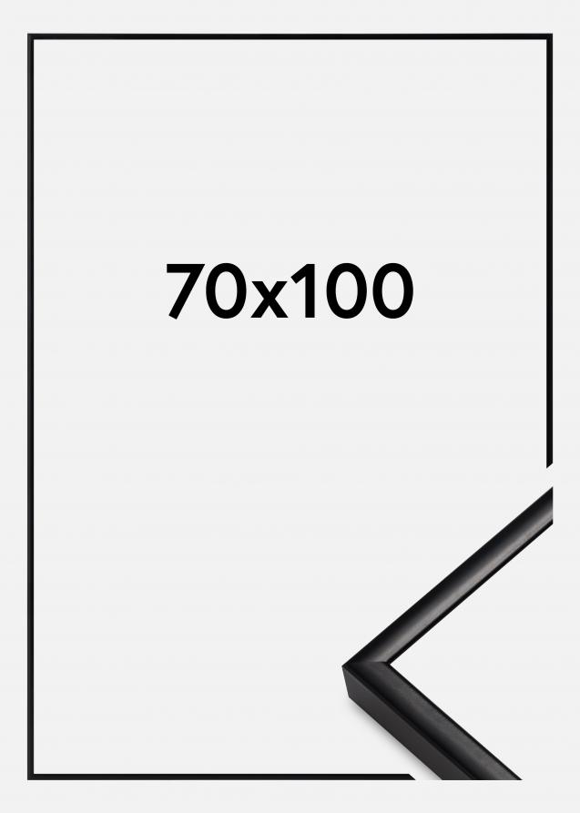 Ramme Aluminium Akrylglas Sort 70x100 cm