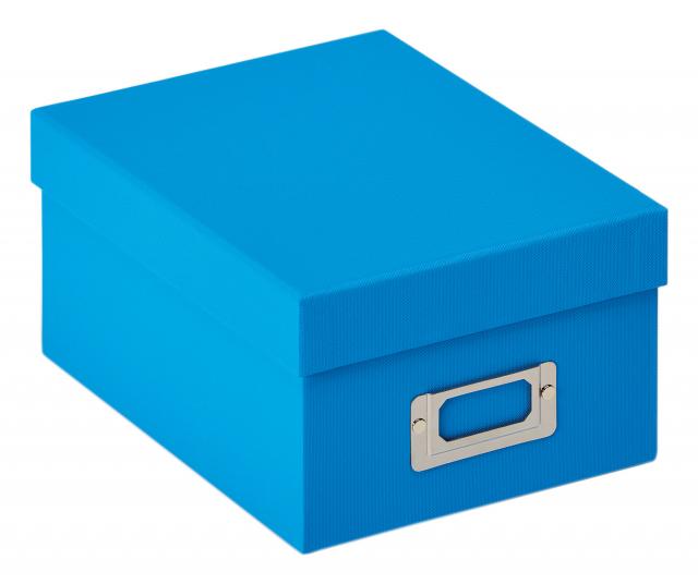 Fun Opbevaringsboks - Havsblå (Kan rumme 700 stk Billeder i 10x15 cm)