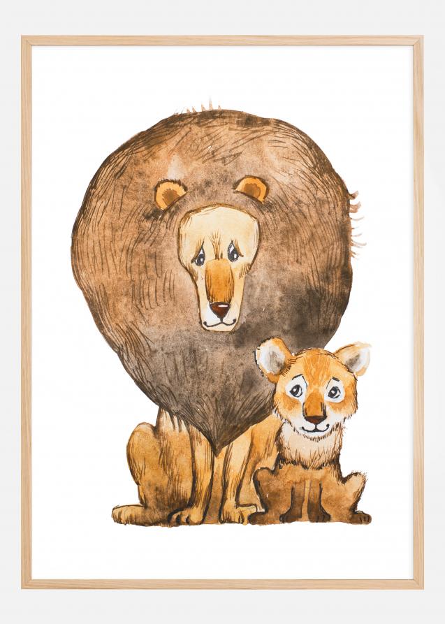 Lion Family Plakat
