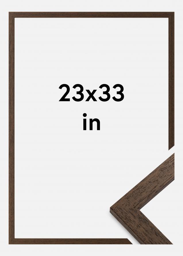 Ramme Brown Wood Akrylglas 23x33 inches (58,42x83,82 cm)