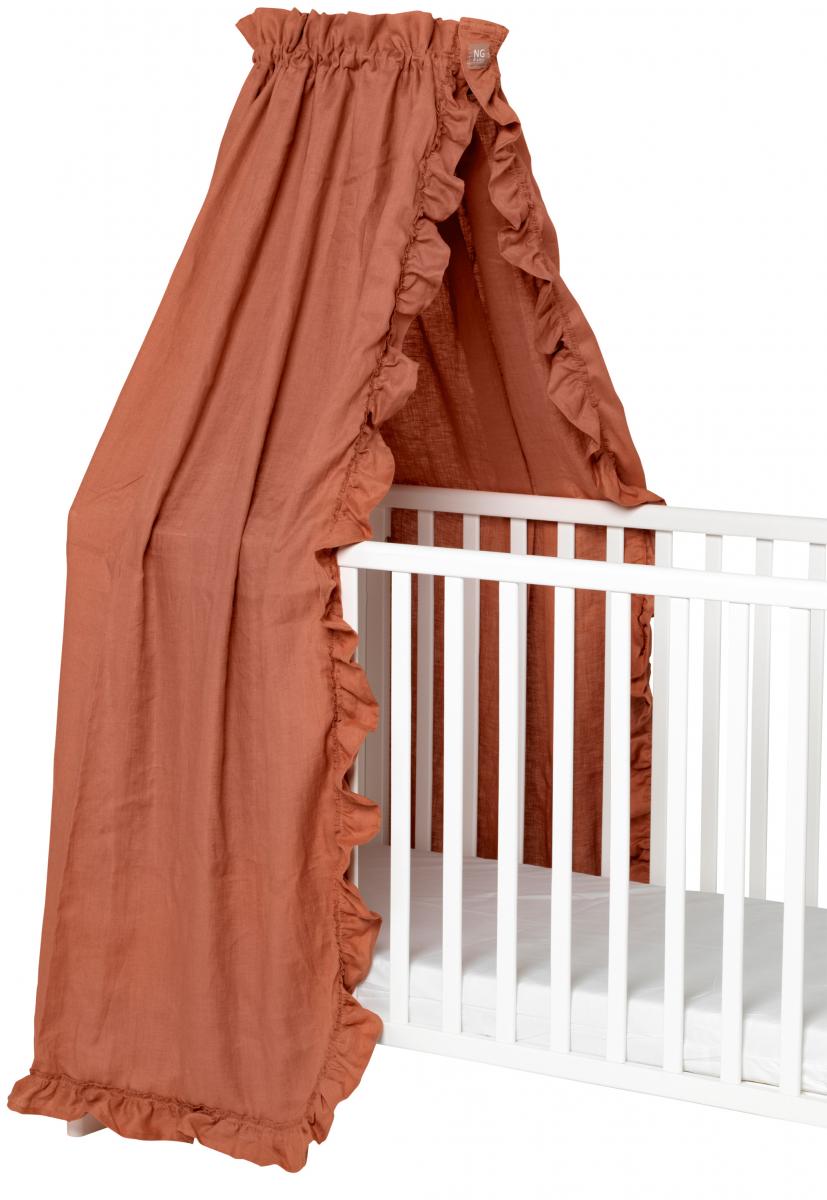 Sengehimmel Volang - Terracotta 155x230 cm