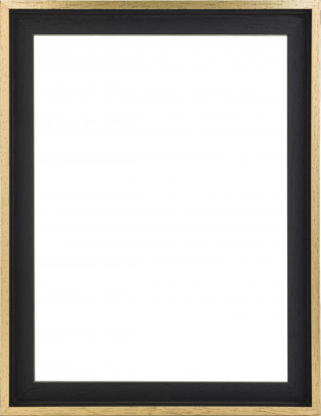 Canvasramme Madison Sort / Guld 60x60 cm