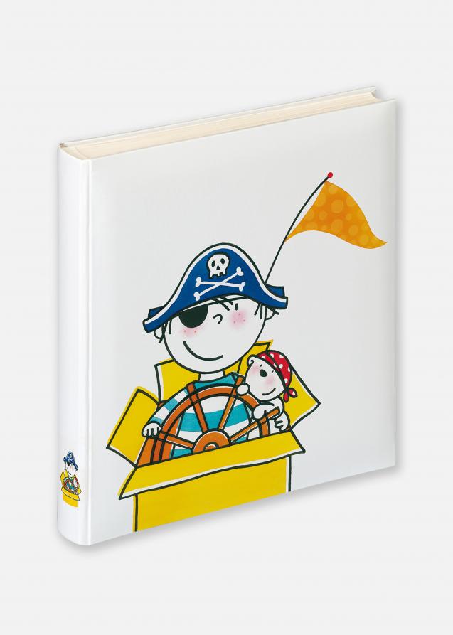 Børnealbum Piratbørnehave - 28x30,5 cm (50 Hvide sider / 25 blade)