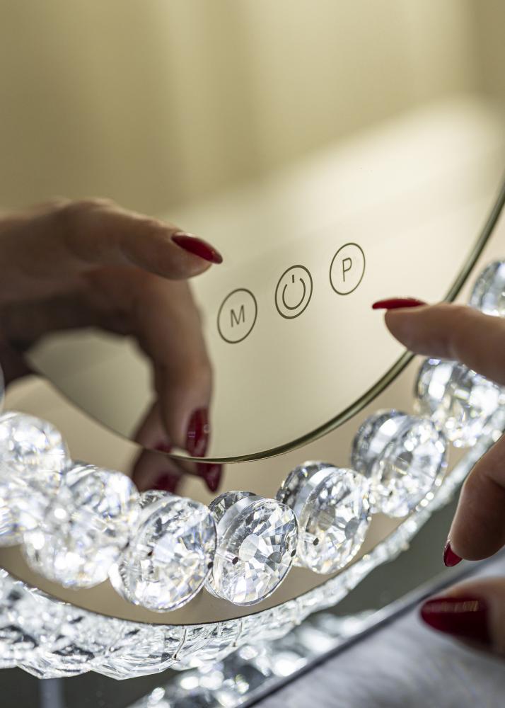 KAILA Makeupspejl Crystal LED 40x50 cm