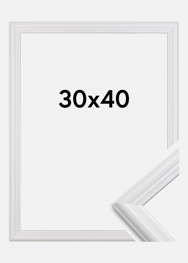 Ramme Siljan Akrylglas Hvid 30x40 cm