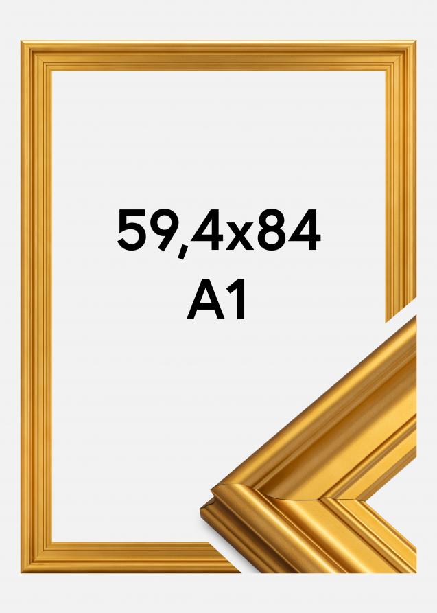 Ramme Mora Premium Guld 59,4x84 cm (A1)