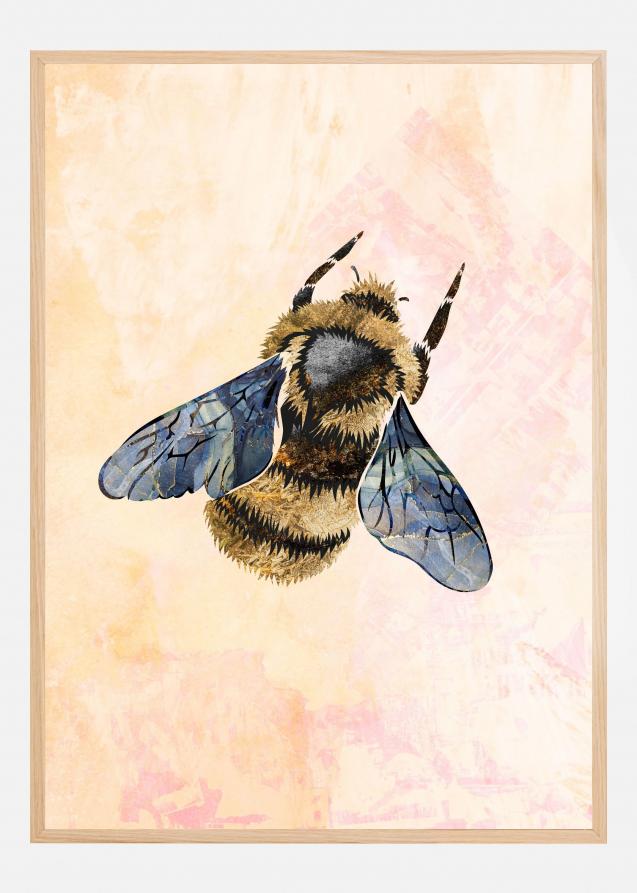 Rustic bee Plakat