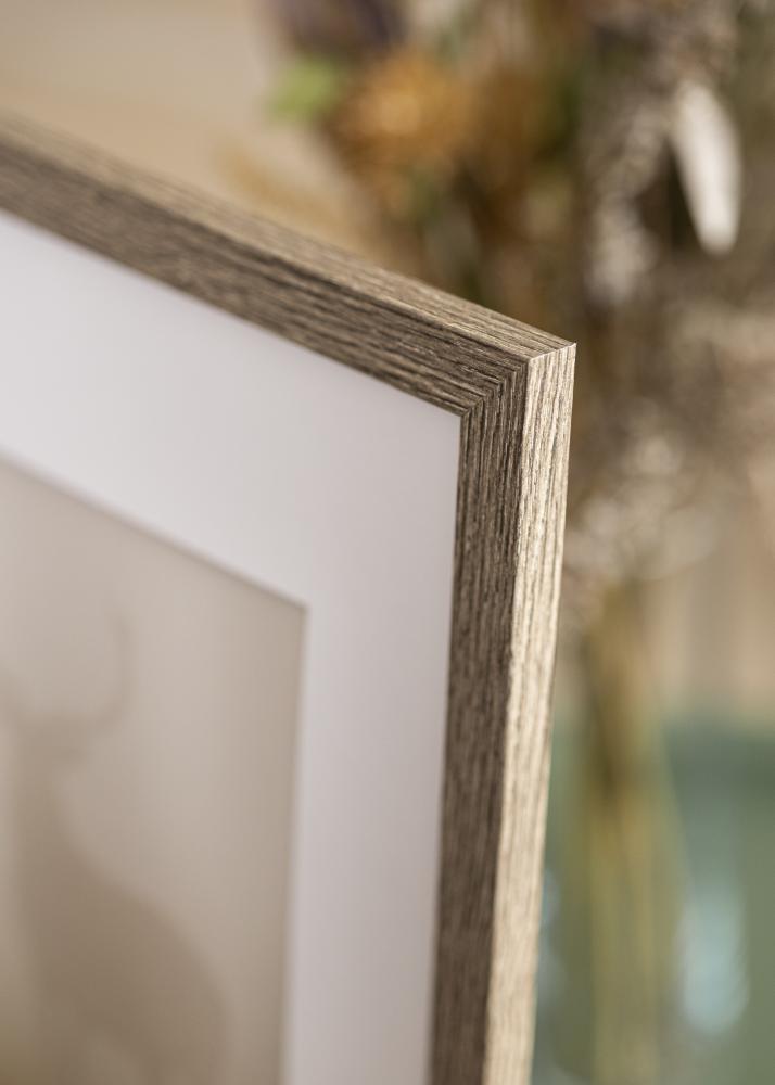 Ramme Stilren Akrylglas Dark Grey Oak 40x60 cm