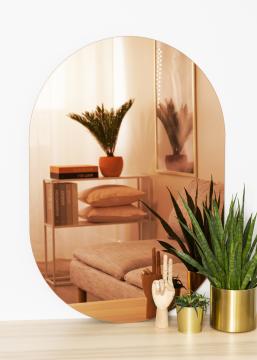 KAILA Spejl Oval Rose Gold 70x100 cm