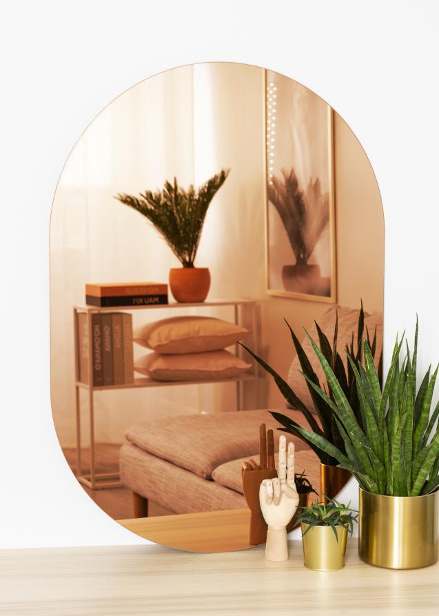 KAILA Spejl Oval Rose Gold 70x100 cm