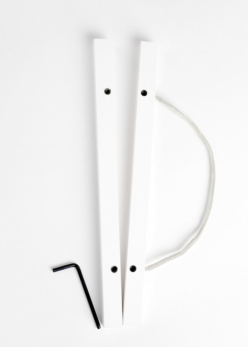 Plakatlister Hvid - 21 cm