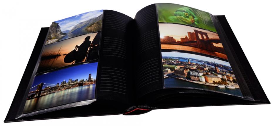 Black Line Super Fotoalbum - 300 Billeder i 11x15 cm