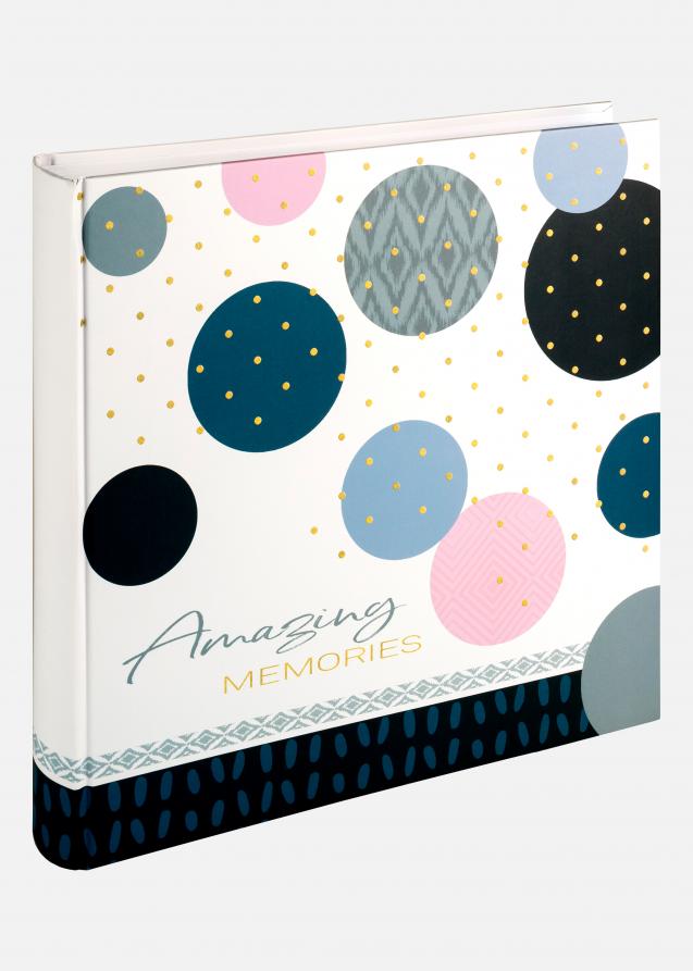 Amazing Memories Album Blå - 28x29 cm (100 Hvide sider / 100 ark)