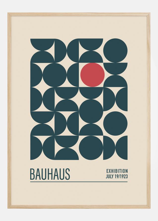 Bauhaus Mavi Kureler Plakat