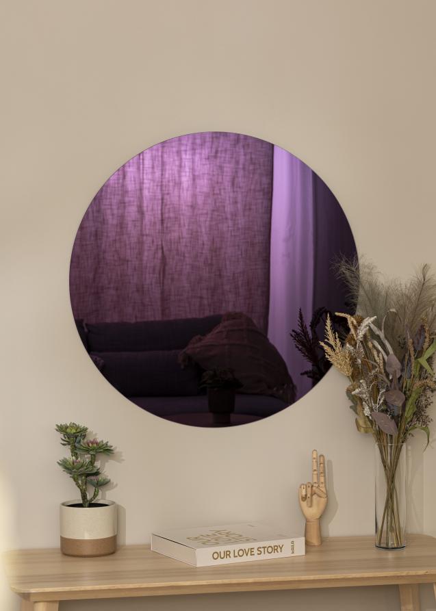 Spejl Purple 80 cm Ø