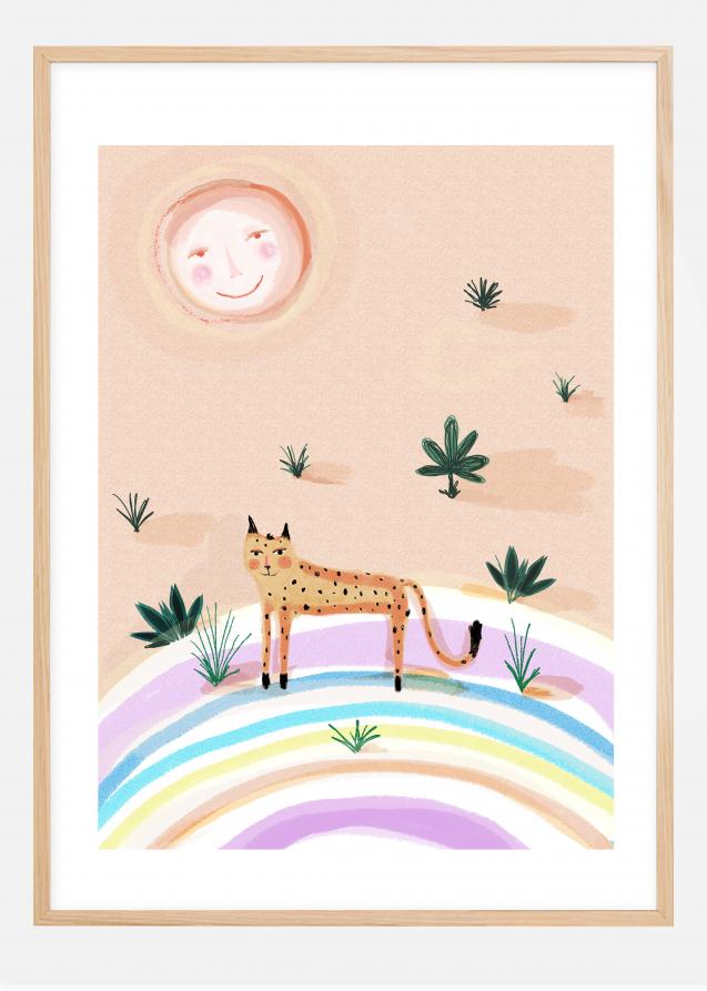 Rainbow Leopard Plakat