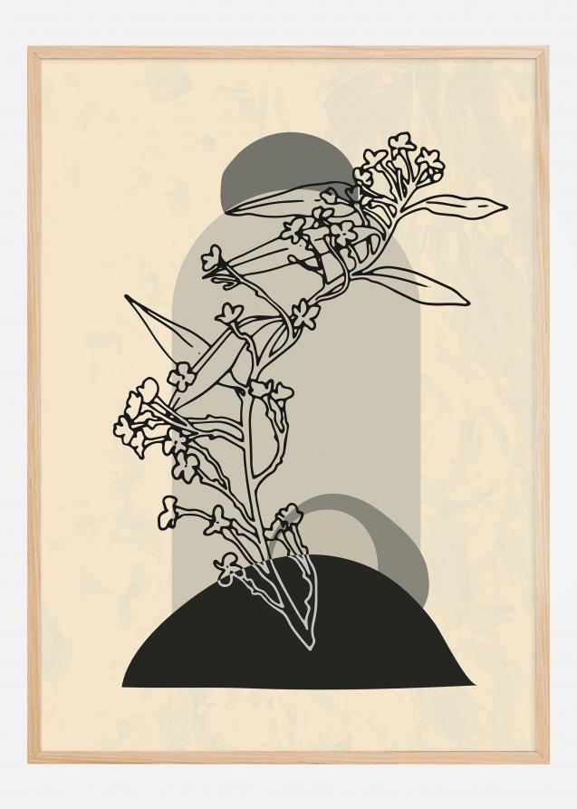 Abstract Flower 5 Plakat