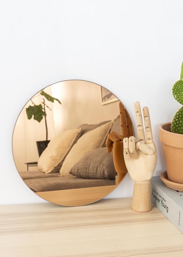 KAILA Rundt Spejl Rose Gold 30 cm Ø