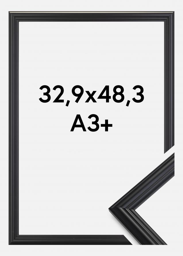 Ramme Siljan Sort 32,9x48,3 cm (A3+)
