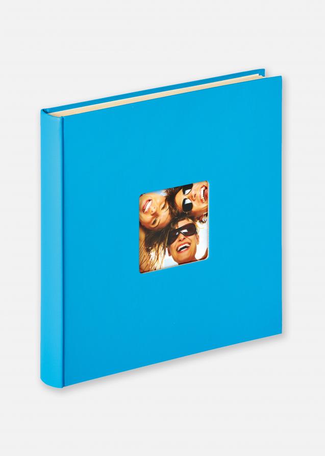 Fun Selvhæftende Havsblå - 33x34 cm (50 Hvide sider / 25 blade)