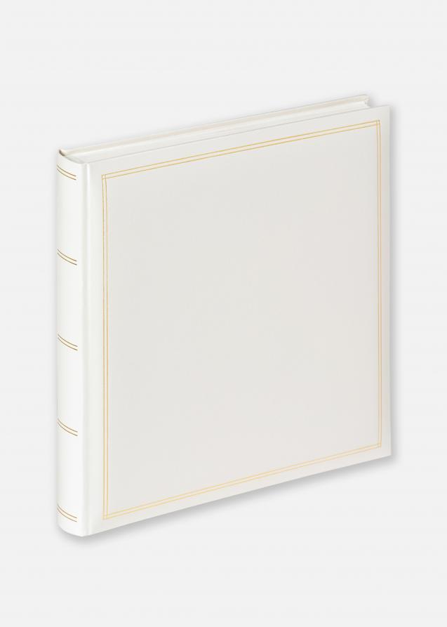 Monza Album Classic Hvid - 34x33 cm (60 Hvide sider / 30 blade)