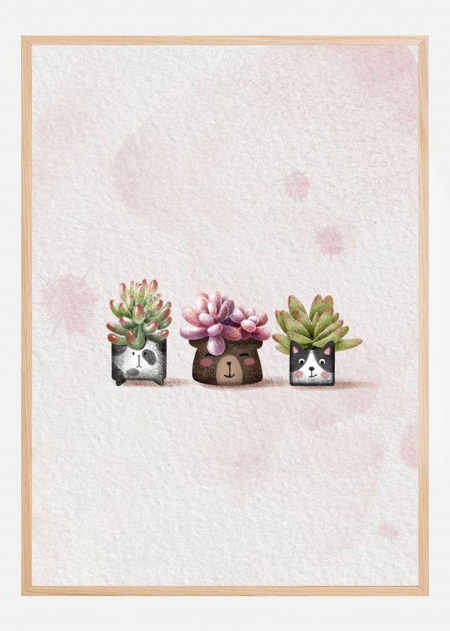 Cute Succulents Plakat