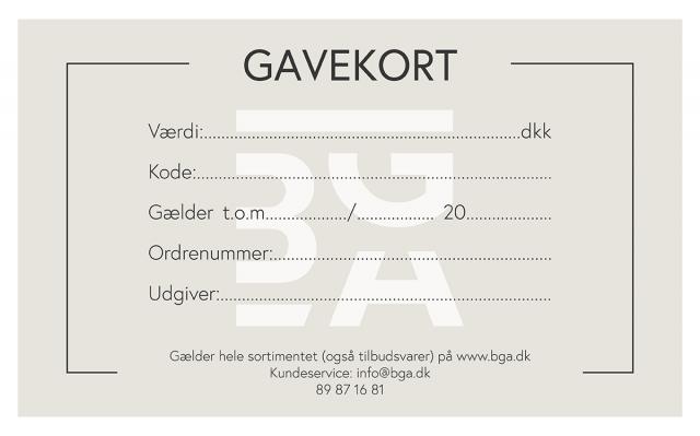 Gavekort - 500 kr