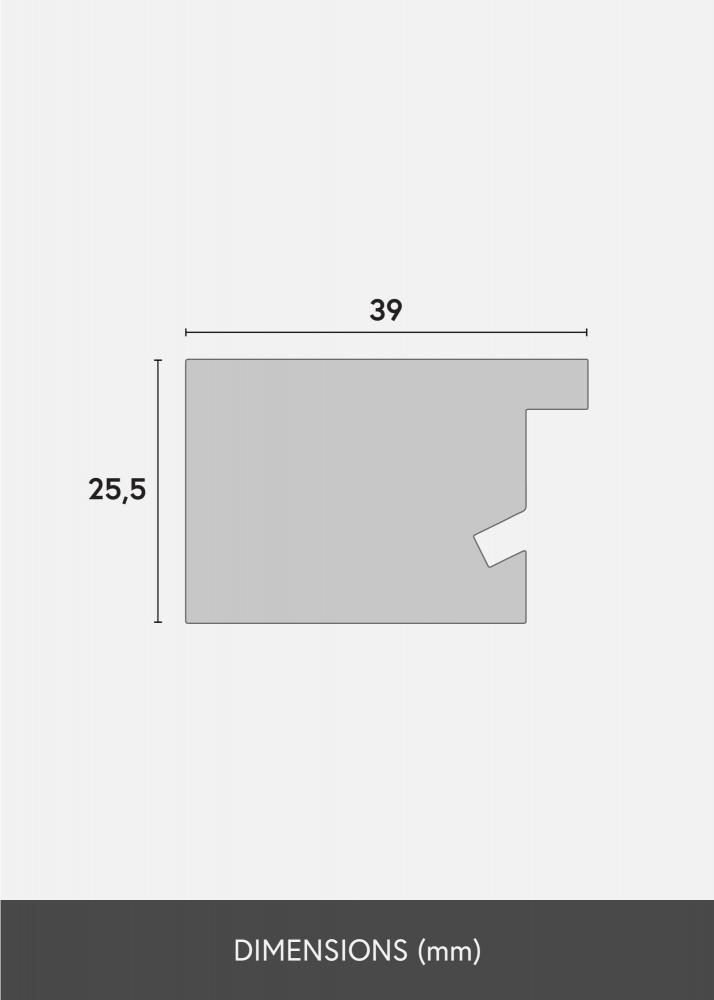 Ramme Juno Akrylglas Teak 29,7x42 cm (A3)